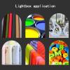6-Light Color Assessment Cabinet Box, LED Light Box Color Matching Cabinet, LCD Display Sources Color Matching Cabinet with Viewing Platform view 4