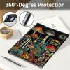 Keyboard Case for Samsung Galaxy Tab A9 Plus/A9+ 5G 11 Inch 2023, Galaxy Tab A9 Plus Case with Keyboard, with S Pen Holder Galaxy Tab A9+ 11" (SM-X210/X216/X218) Keyboard Case, Mushroom view 4