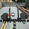 Garmin Bike GPS Computer Mount,Aero Bars Mount Designed for 22.2mm & 22.4mm Handlebars,Bicycle Bracket Work for Wahoo,for Bryton,for Cateye & for Gopro,Bicycle Light Bracket for Sport Camera view 2