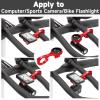 Garmin Bike GPS Computer Mount,Aero Bars Mount Designed for 22.2mm & 22.4mm Handlebars,Bicycle Bracket Work for Wahoo,for Bryton,for Cateye & for Gopro,Bicycle Light Bracket for Sport Camera view 4