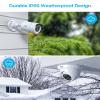 ZOSI 1080p 16 Channel Security Camera System Outdoor with AI Human Vehicle Detect, 12 x 2MP Weatherproof Surveillance CCTV Bullet Dome Camera, H.265+ DVR, 2TB HDD, 80ft Night Vision, 90 View Angle view 4