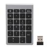 Mtlavishness Rf304 22 Keys Numeric Keypad USB 2. 4G Keyboard with Receiversilver (Iron Grey) view 1