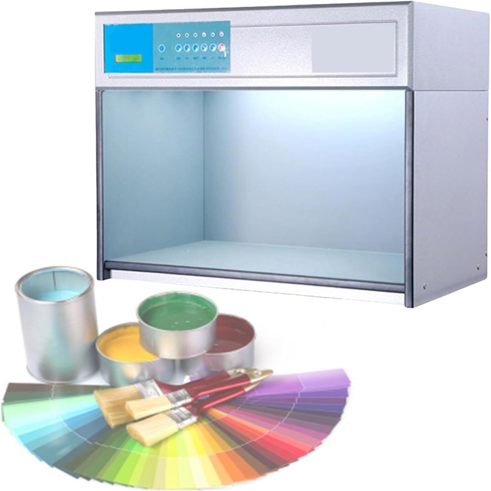 Six Light Sources Color Matching Cabinet, Color Assessment Cabinet, Lab Color Matching Light Box, LED Light Box Color Matching Cabinet