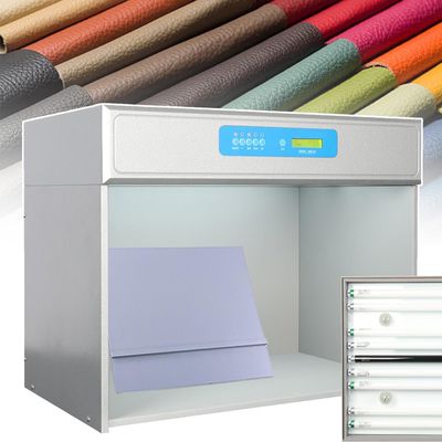 Professional Color Matching Box with 7 LED Light Sources & 45 Viewing Table,Color Evaluation Cabinet for Accurate Color Assessment of Printed/Hardware/Leather/Plastic/Fabric