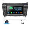 7 Inch 2+64G Car Stereo for Mercedes Benz C G CLK Class W203 W463 A160 Carplay Android 13 Auto Radio Upgrade Touch Screen Dsp Navigation GPS 2004-2007 view 1
