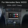 7 Inch 2+64G Car Stereo for Mercedes Benz C G CLK Class W203 W463 A160 Carplay Android 13 Auto Radio Upgrade Touch Screen Dsp Navigation GPS 2004-2007 view 3