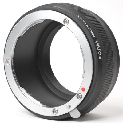 AI Lens Adapter Ring, Manual Focus NEX Camera, Aluminum Alloy, Black