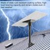 Starlink Gen 3 Mount Heavy Duty Pivot Roof Mount Kit Compatible with Gen3 / V3 Starlink Standard DishAdjustable 360 , Includes Pipe Adapter view 4