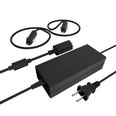 12V 5A Car Power Adapter Power Adaptor Plugs into OutletsPower Supply Adaptor for Coleman Thermoelectric Hot/Cold Coolerfor Camping Home Office Dorm or Vehicle Usewith Male to Male Extension Cord