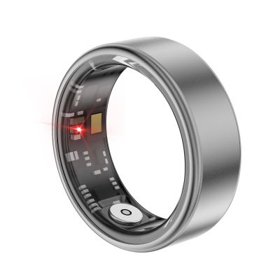 Smart Ring Health Tracker Sleep Blood Oxygen Heart Rate Tracker Ring No App Subscription Required Compatible with Android and iOS(Black,8#)