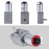 Gear Reduction Box Dc 12V Geared Motor High Worm Gear Reducerwith Encoder Srong Self Locking (10RPM) view 3