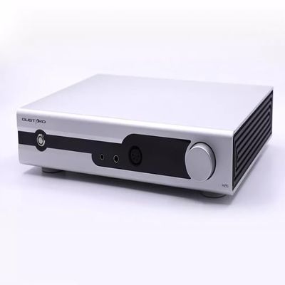 Gustard H26 Fully Balanced Class A Headphone Amplifier LME49720 x2 Op-Amps Discrete Pre-Amplifier 6.35mm/4.4mm Balanced/4-Pin-XLR Headphone/Stereo RCA Output Headphone Amp(Silver)