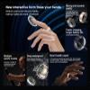 Smart Ring with Heart Rate Sleep Monitor Multi-Sport Mode Fitness Ring for Android iOS Phones(Black,8#) view 3