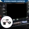 Hihaha Stereo Radio Harness for Audi for Symphony CD/Navigator Bluetooth AUX Adapter Music Cable Convenient 11.5cm 1 PCS Black view 2