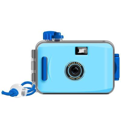 Reusable Film Camera 35mm Reloadable Waterproof Film Camera, One time Imaging, Waterproof Retro Style, Focus Free, Light Weight, Easy to Use (Without Film, N)