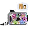 Reusable Film Camera 35mm Reloadable Waterproof Film Camera, One time Imaging, Waterproof Retro Style, Focus Free, Light Weight, Easy to Use (with Film, A) view 1