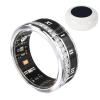 Wearable Smart Ring Healthy, Blood Oximetry, Sleep, Exercise Monitoring and Tracking Ring for iOS and Android(Silver,9#) view 1