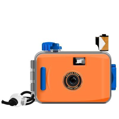 Reusable Film Camera 35mm Reloadable Waterproof Film Camera, One time Imaging, Waterproof Retro Style, Focus Free, Light Weight, Easy to Use (with Film, I)