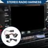 Hihaha Stereo Radio Harness with Microphone Handsfree for Audi A4 for Symphony CD/Navigator Bluetooth AUX Music Adapter Cable Convenient 11.5cm 1 Set Black view 2