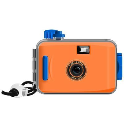 Reusable Film Camera 35mm Reloadable Waterproof Film Camera, One time Imaging, Waterproof Retro Style, Focus Free, Light Weight, Easy to Use (Without Film, I)