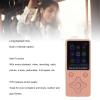 32GB Mp3 Player, Portable HiFi Music Player with 1.8 Inch Screen, Bluetooth 5.0 MP3 MP4 Player with Speaker Video E Book Function, Support Up to 128GB (Rose Gold) view 4