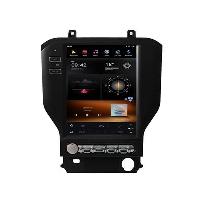 10.4" Tesla Screen Android 11.0 CarPlay AutoRadio for Ford Mustang GT 2015-2020 Car Radio GPS Navigation Multimedia Audio Player Stereo (Carbon Fiber, 8-256GB)