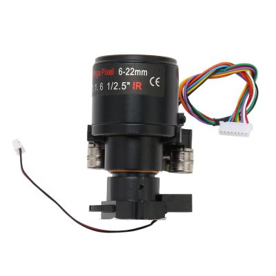 622mm Motorized Zoom Lens, 5MP High Precision Motorized Zoom Lens, D14 Mount Industrial Lens, Auto Zoom Autofocus IR Correction Industrial Lens for CCTV Security Camera