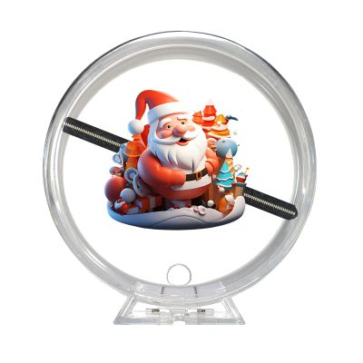 3Dhologramfan with Protective Cover, 4.7''Holographic Plug and Play LED Advertising Display, with Remote&Bluetooth&1500 Video Library, for Halloween,Christmas, Retail,Trade Show,Tabletop Promotion