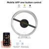 3Dhologramfan with Protective Cover, 4.7''Holographic Plug and Play LED Advertising Display, with Remote&Bluetooth&1500 Video Library, for Halloween,Christmas, Retail,Trade Show,Tabletop Promotion view 3
