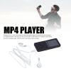 32GB Mp3 Player, Portable HiFi Music Player with 1.8 Inch Screen, Bluetooth 5.0 MP3 MP4 Player with Speaker Video E Book Function, Support Up to 128GB (Black) view 2