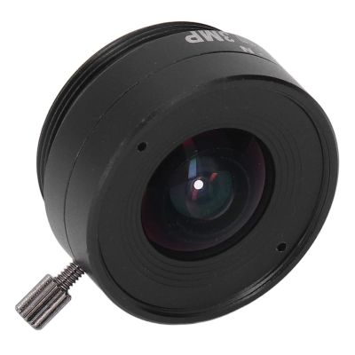 2.1mm Focal CCTV Camera Lens, 3MP CCTV Camera Lens, CS Mount Lens, Aluminum Alloy Wide Angle CCTV Camera Lens for Home Security Cameras