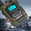 Pack of 2 Global Walkie Talkie with Sim Cards - One Button Instant Group Communication Over The Nationwide Cellular Network - Two Way Unlimted Range PoC Radios with Flashlight (Camouflage) view 3
