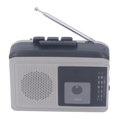 Cassette Tape Player AM FM Radio + Cassette to MP3 Converter 3.5mm AUX Jack + Portable Cassette Player, AM 5201610KHz, FM 87108MHz