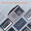 Cassette Tape Player AM FM Radio + Cassette to MP3 Converter 3.5mm AUX Jack + Portable Cassette Player, AM 5201610KHz, FM 87108MHz view 2
