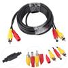Cable para Camara De Seguridad, PVC Material Av Cables Av Cable with Stable Performance for Analog Cameras and HD Camera (5m / 16.4ft) view 2