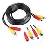 Cable para Camara De Seguridad, PVC Material Av Cables Av Cable with Stable Performance for Analog Cameras and HD Camera (5m / 16.4ft) view 3