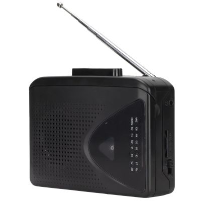 Cassette Tape Player AM FM Radio, Portable Cassette Player 3.5mm AUX Jack, AM: 520KHZ1710KHZ, FM: 76MHZ108MHZ