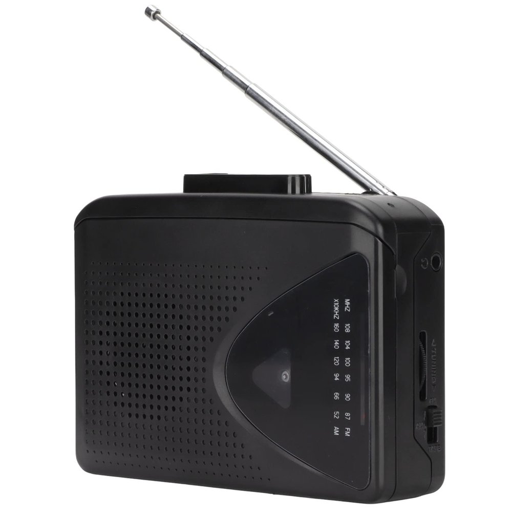 Cassette Tape Player AM FM Radio, Portable Cassette Player 3.5mm AUX Jack, AM: 520KHZ1710KHZ, FM: 76MHZ108MHZ