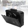 Cassette Tape Player AM FM Radio, Portable Cassette Player 3.5mm AUX Jack, AM: 520KHZ1710KHZ, FM: 76MHZ108MHZ view 3