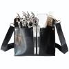 Scissor Holder, Hair Tool Bag Built in 7 Scissor Positions Shear Holder Hairstylist Essentials with Waist Shoulder Belt for Hairstylist Groomer Makeup Artists Comb Clip (Black) view 2