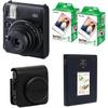 Fujifilm Instax Mini 99 Instant Film Camera, Matte Black, Bundle with 2X (40 Total Exposures) Instant Daylight Film, Photo Album and Protective Case view 1