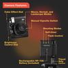 Fujifilm Instax Mini 99 Instant Film Camera, Matte Black, Bundle with 2X (40 Total Exposures) Instant Daylight Film, Photo Album and Protective Case view 2