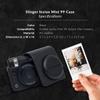 Fujifilm Instax Mini 99 Instant Film Camera, Matte Black, Bundle with 2X (40 Total Exposures) Instant Daylight Film, Photo Album and Protective Case view 4