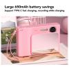 Asixxsix Digital Camera, 1080P HD Vlogging Camera, 48MP 8X Zoom Small Camera Anti Shake Portable Camera with 2.4 Inch TFT Screen for Girls Boys, Easy to Operate (Pink) view 3