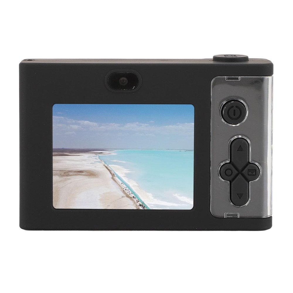 Asixxsix Digital Camera, 1080P HD Vlogging Camera, 48MP 8X Zoom Small Camera Anti Shake Portable Camera with 2.4 Inch TFT Screen for Girls Boys, Easy to Operate (Black)