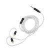 Naroote Audio Cable, Headphone Cable Silver Plated Copper 3.5mm Stereo Plug Headphone Sound Wire Earphone Cable Replacement Cable Auxiliar De Audio 1.2m for IE100 Pro view 2