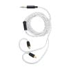 Naroote Audio Cable, Headphone Cable Silver Plated Copper 3.5mm Stereo Plug Headphone Sound Wire Earphone Cable Replacement Cable Auxiliar De Audio 1.2m for IE100 Pro view 4