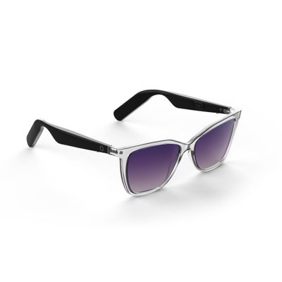 Lucyd Lyte (2025 Version) Smart Glasses for Women Bluetooth Smart Eyewear Polarized Lenses, Open Ear Speakers & Microphone Moonrise (Standard)