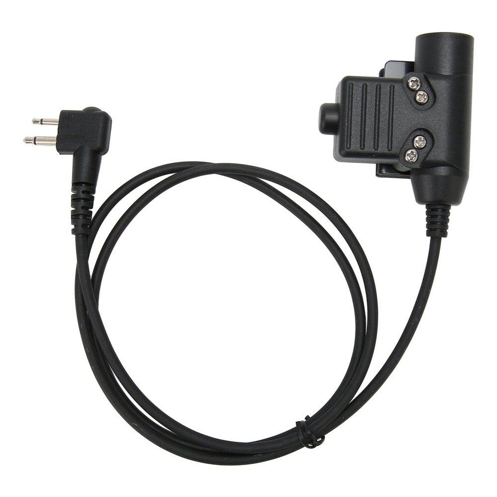 PTT Microphone, Walkie Talkie Connector, Microphone PTT Adapter Walkie Talkie Connector for GP88 GP300 GP3688 DEP450 EP450