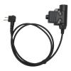 PTT Microphone, Walkie Talkie Connector, Microphone PTT Adapter Walkie Talkie Connector for GP88 GP300 GP3688 DEP450 EP450 view 1